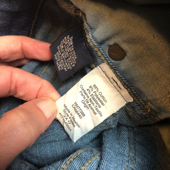 Madewell 10” High Riser Skinny Skinny Dark Wash - Picture 6 of 7